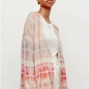 Allsaints Marea Tie Dye Cardigan Sweater M